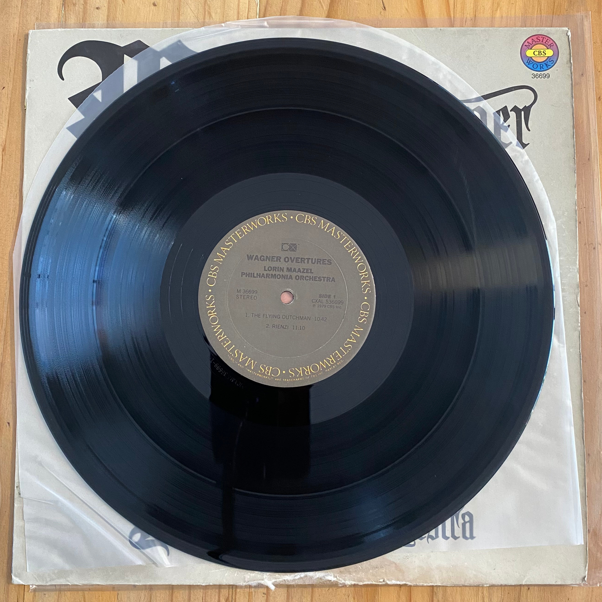 Lorin Maazel / Philharmonia Orchestra<br> Wagner: Overtures 1981<br> CBS Masterworks – 36699