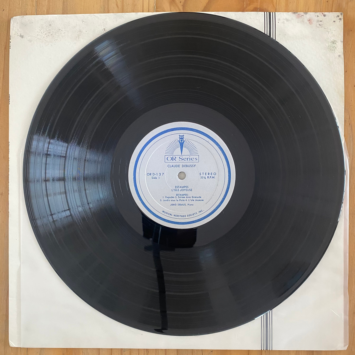 Claude Debussy<br>Complete Piano Music Volume VII 1970<br>The Musical Heritage Society Inc. – OR D-137