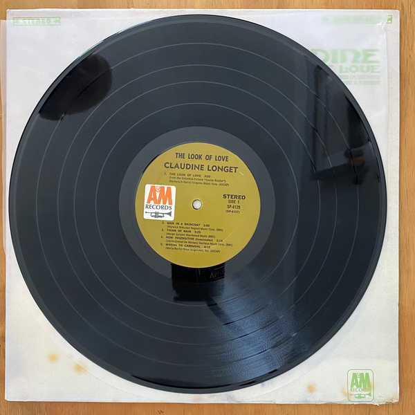 Claudine Longet<br>The Look Of Love 1967<br>A&M Records – SP 4129