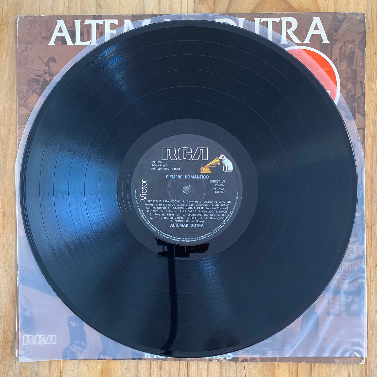 Altemar Dutra<br> Siempre Romántico - 25 Boleros Inolvidables (En Español) 1980 <br>RCA Victor – 103.0344