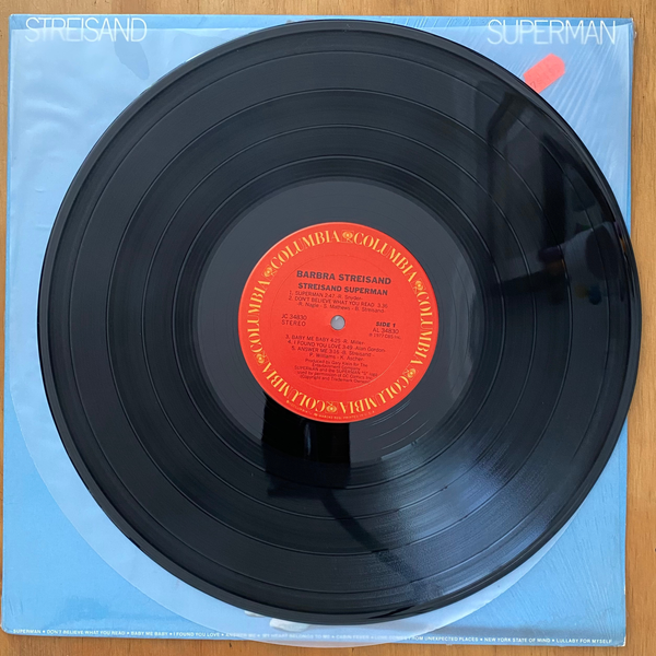 Barbra Streisand<br>Streisand Superman 1977 <br>Columbia – JC 34830