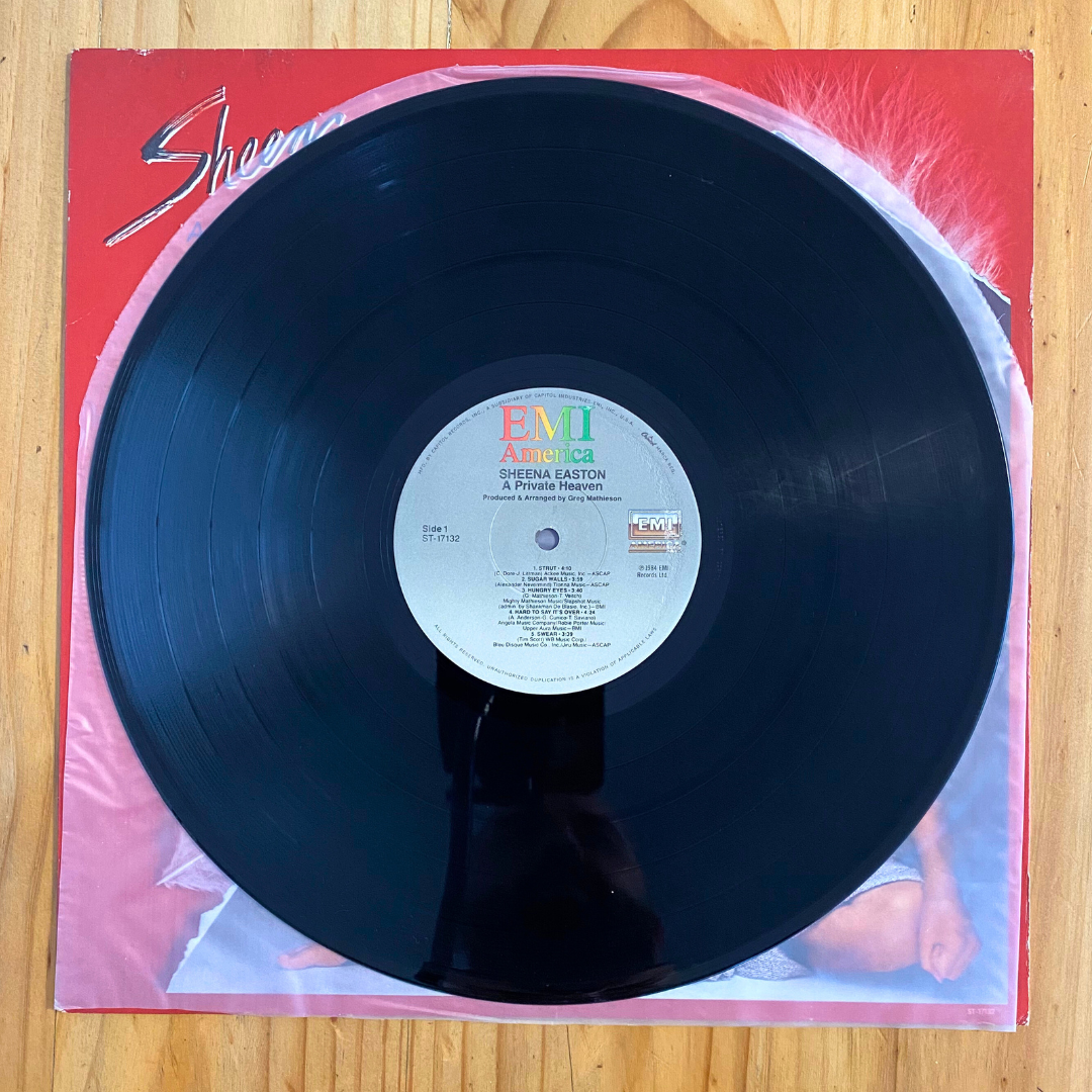 Sheena Easton <br> A Private Heaven 1984 <br> EMI America – ST-17132