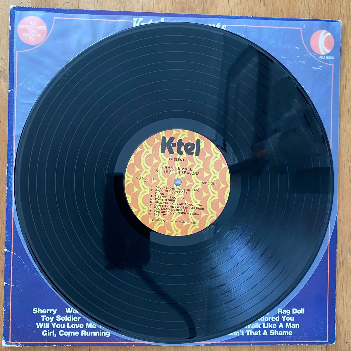 Frankie Valli & The Four Seasons<br>The Greatest Hits Of Frankie Valli & The Four Seasons 1977<br>K-Tel – NU 9350