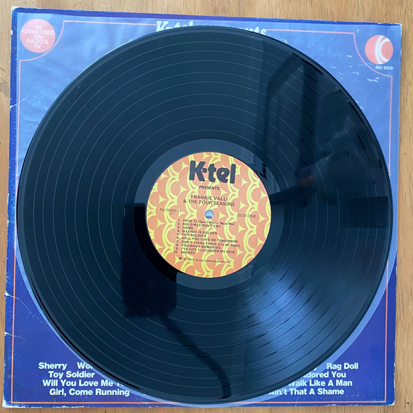 Frankie Valli & The Four Seasons<br>The Greatest Hits Of Frankie Valli & The Four Seasons 1977<br>K-Tel – NU 9350