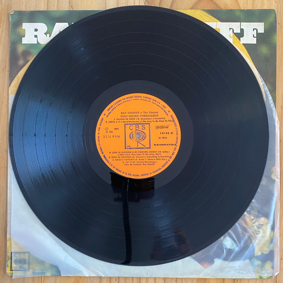 Ray Conniff Y Sus Cantantes<br>Solo Recién Comenzamos 1971 <br>CBS – (S)LPC-37024
