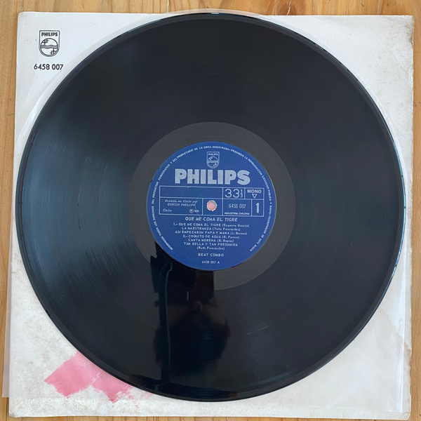 Beat Combo<br> Que Me Coma El Tigre 1970 <br> Philips – 6458 007