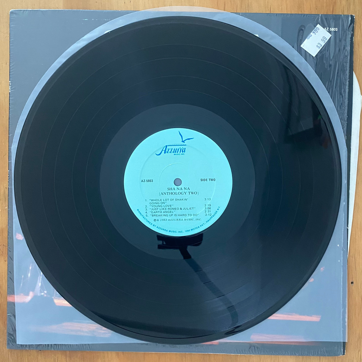 Sha Na Na<br>Anthology II 1983 <br>Azzurra Music – AZ 5803