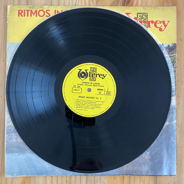 Héctor Ferreyra<br> Ritmos Incaicos Vol. 2<br> Virrey – DV 561