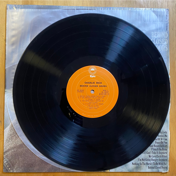 Charlie Rich<br>Behind Closed Doors 1973<br>Epic – KE 32247