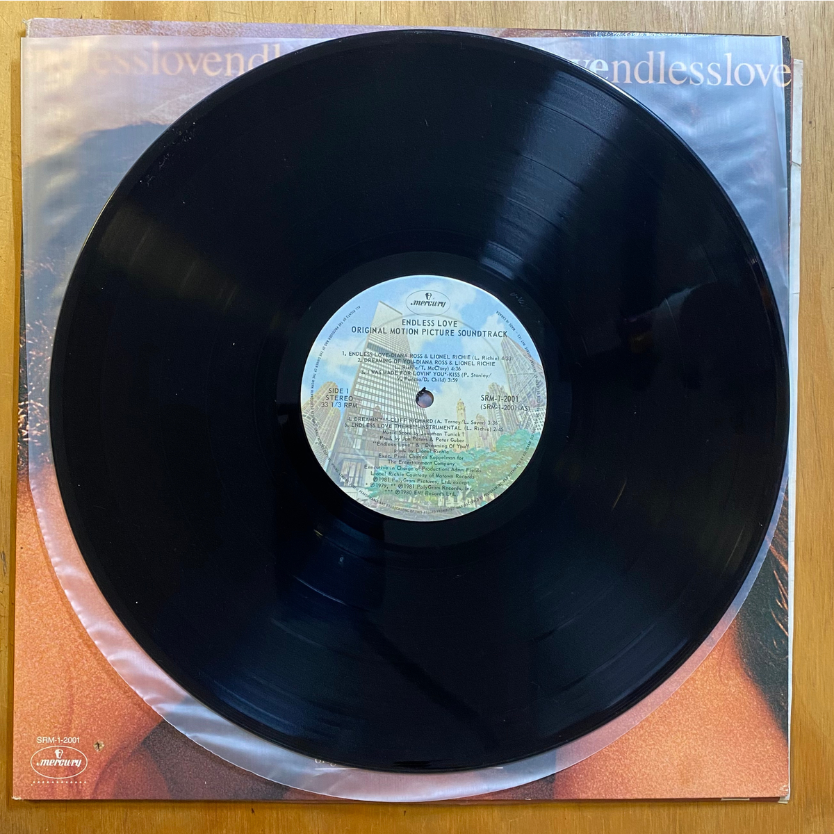 Various<br>Endless Love (Original Motion Picture Soundtrack) 1981<br>Mercury – SRM-1-2001