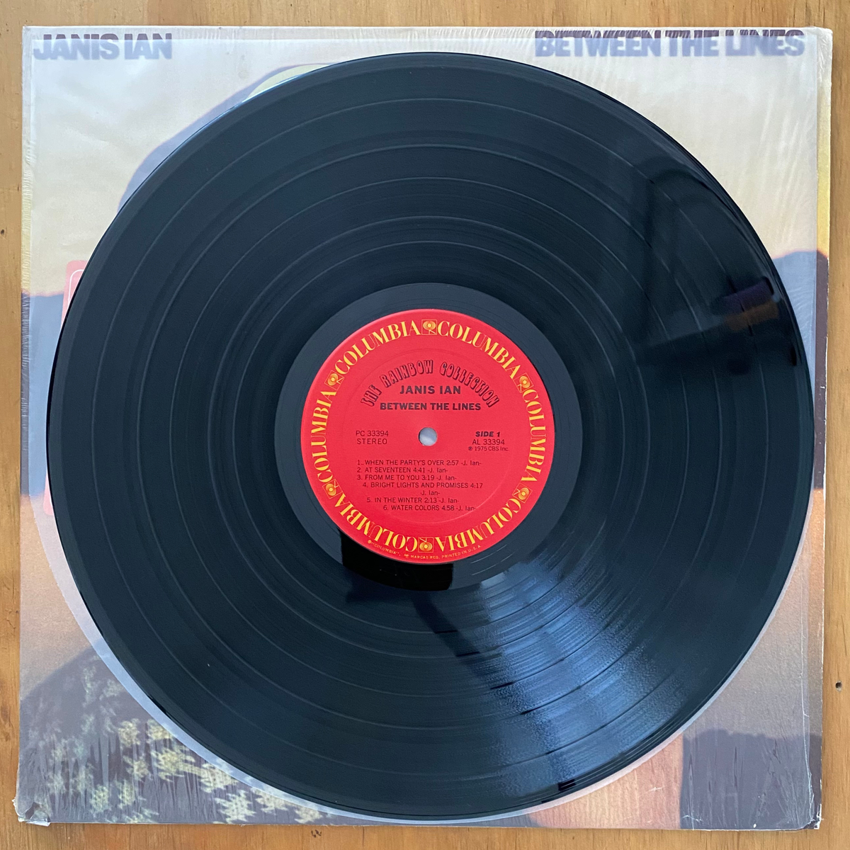 Janis Ian<br>Between The Lines 1975 <br>Columbia – PC 33394