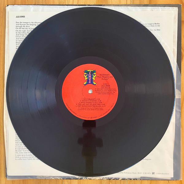 Al Stewart <br> Past, Present And Future 1976 <br> Janus Records – JLS 3063