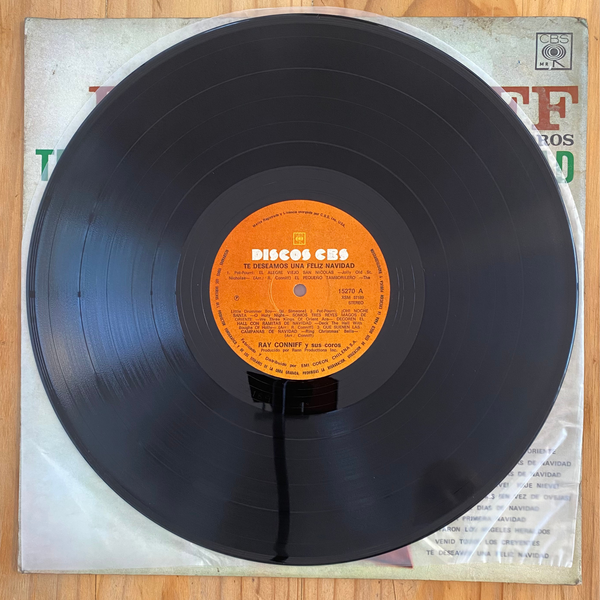 Ray Conniff Y Sus Coros<br> Te Deseamos Una Feliz Navidad 1962 <br> CBS – XSM 57189