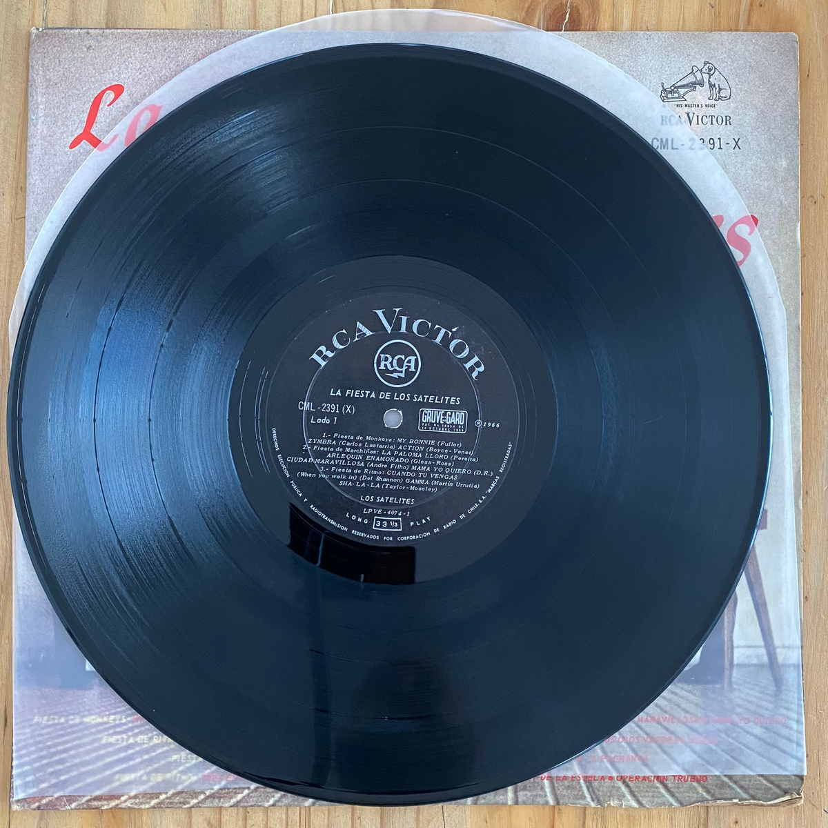 Los Satelites <br> La Fiesta De Los Satelites 1966 <br> RCA Victor – CML-2391-X