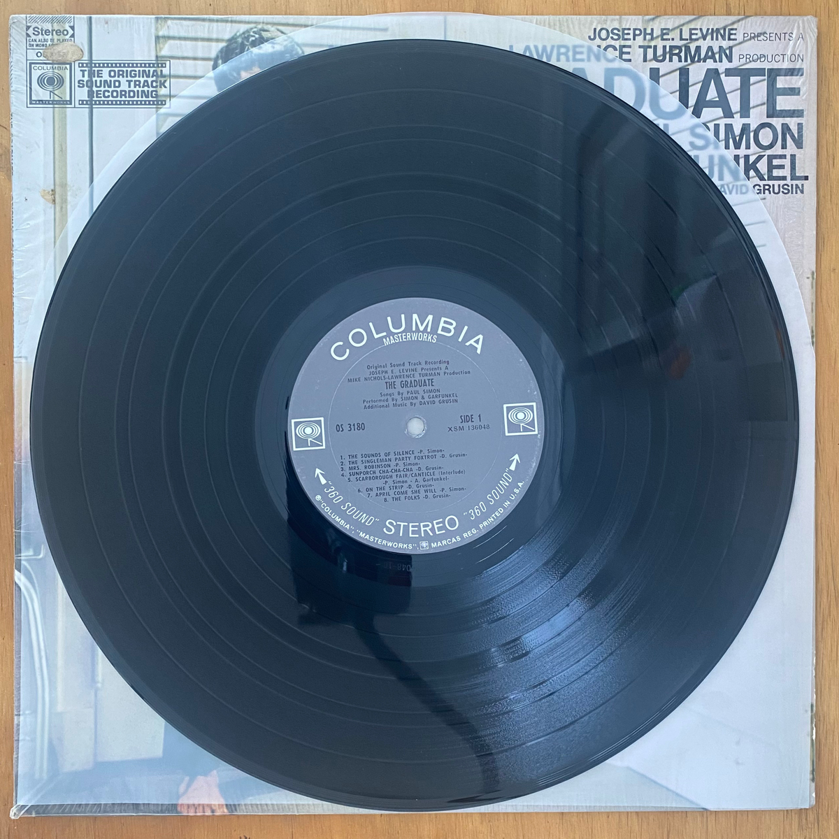 Simon & Garfunkel / Dave Grusin<br> The Graduate (Original Sound Track Recording) 1968 <br> Columbia Masterworks – OS 3180