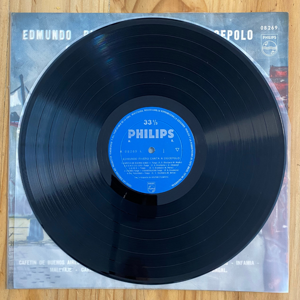 Edmundo Rivero <br> Edmundo Rivero Canta A Discépolo 1959  <br> Philips – P-08269-L