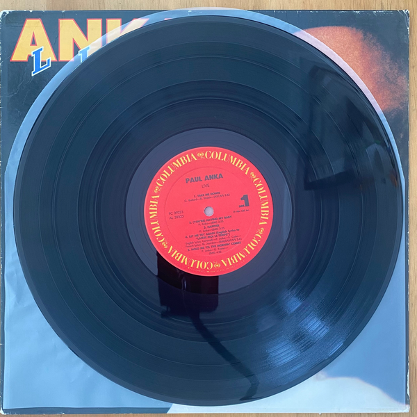 Paul Anka<br> Live 1984 <br> Columbia – FC 39323