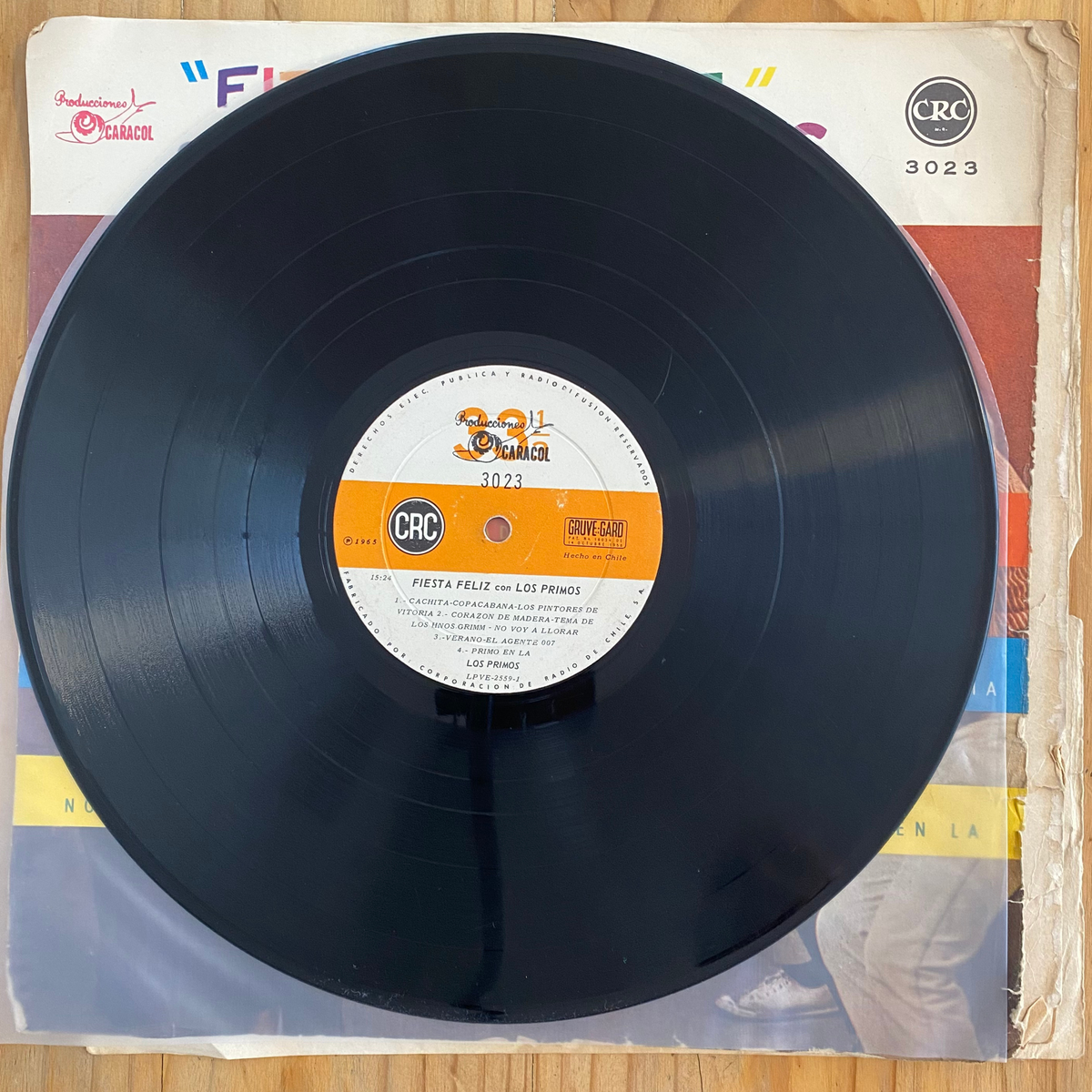 Los Primos<br> Fiesta Feliz Con Los Primos 1965 <br> Producciones Caracol – 3023