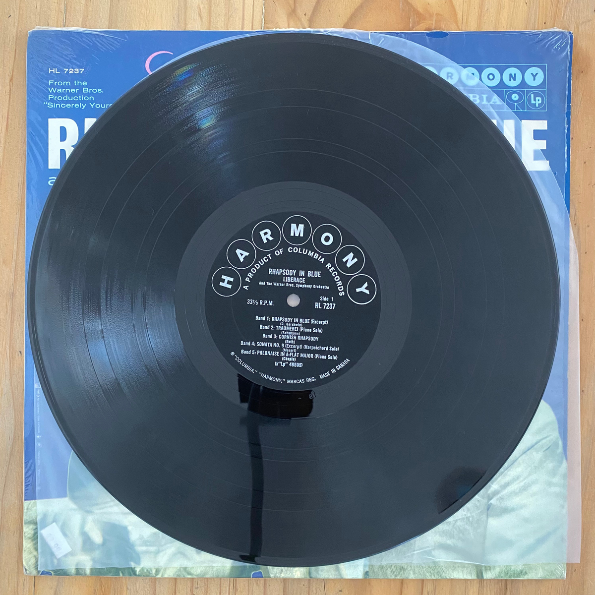 Liberace<br>Plays Rhapsody In Blue And Other Favorites<br>Harmony – HL 7237