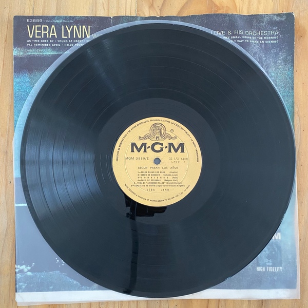 Vera Lynn<br>Según Pasan Los Años<br>MGM Records – 3889