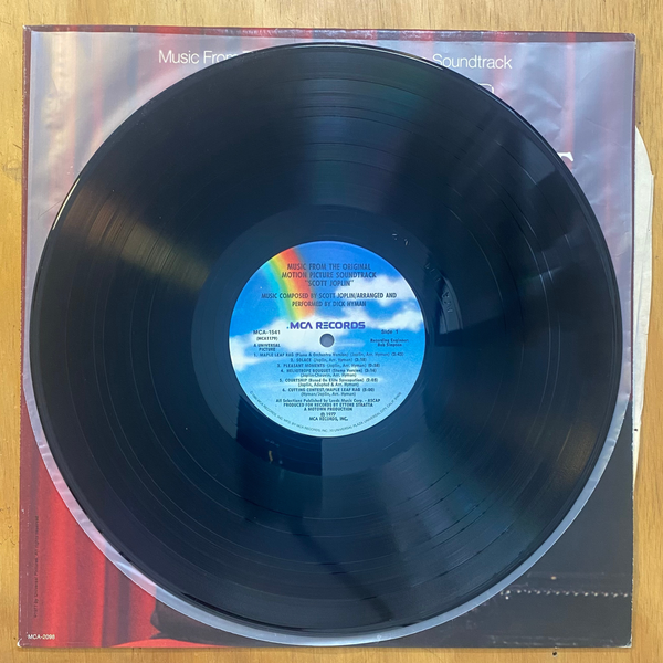 Dick Hyman<br> Scott Joplin – Original Motion Picture Soundtrack<br> MCA Records – MCA-1541