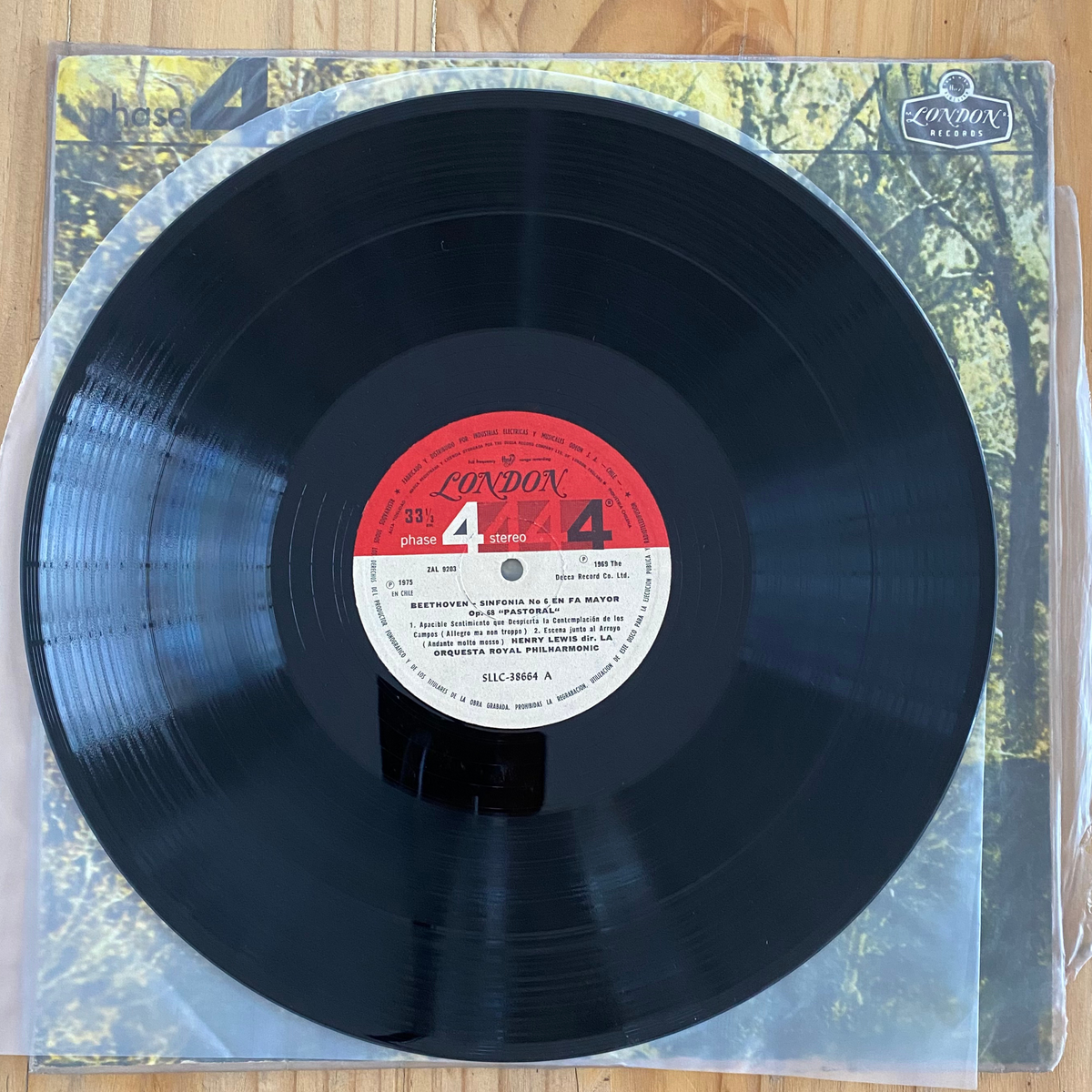 Beethoven, Henry Lewis, Royal Philharmonic Orchestra <br> "Pastoral" (Symphony No. 6 In F Major Op. 68) 1975 <br> London Records – SLLC 38664