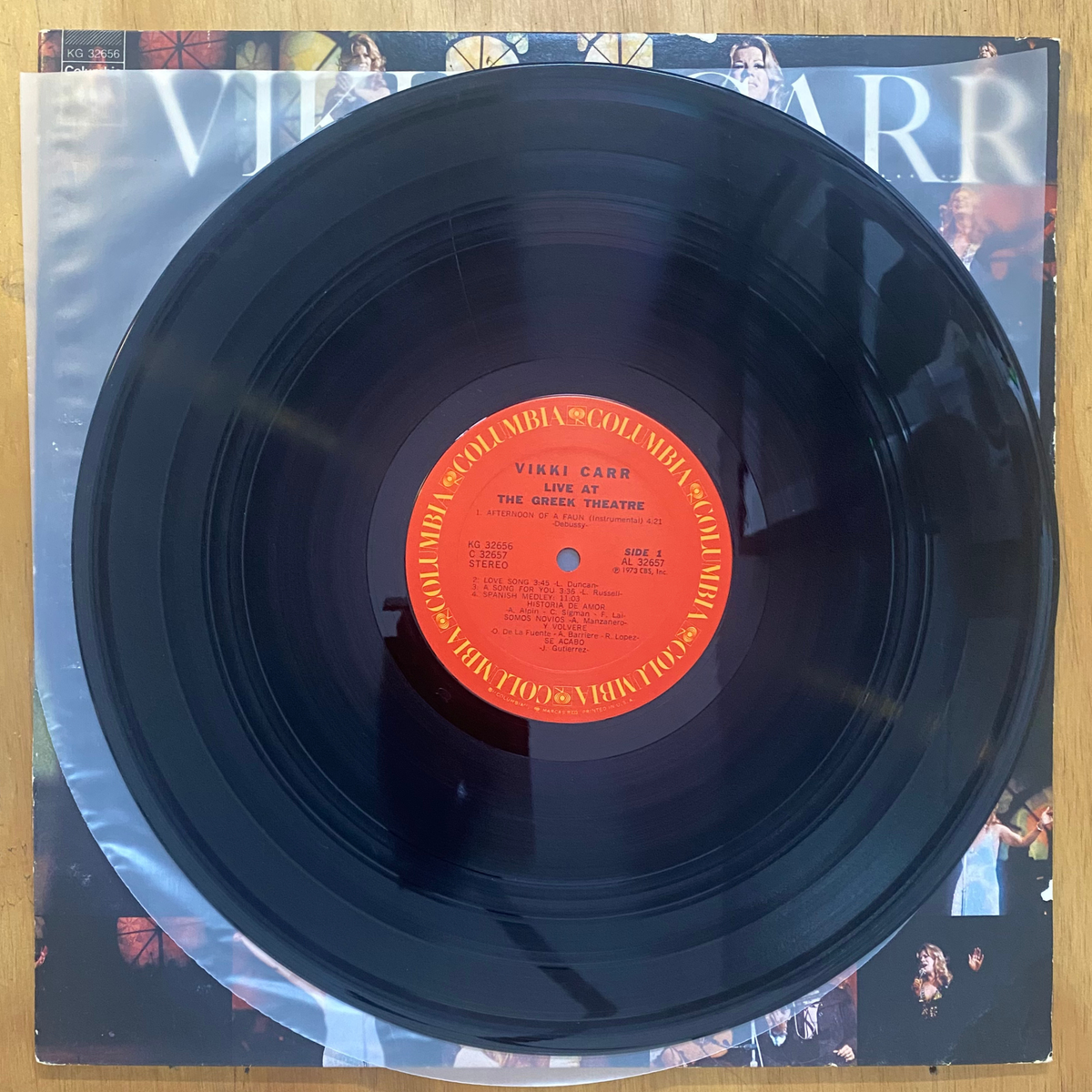 Vikki Carr<br> Live At The Greek Theatre 1973 <br> Columbia – KG 32656