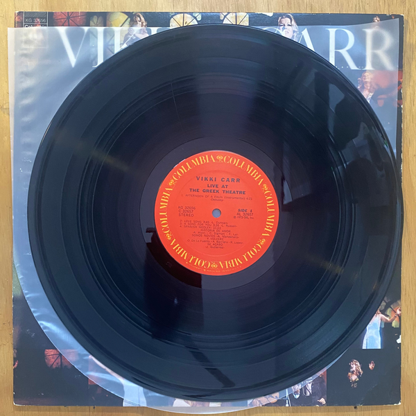 Vikki Carr<br> Live At The Greek Theatre 1973 <br> Columbia – KG 32656
