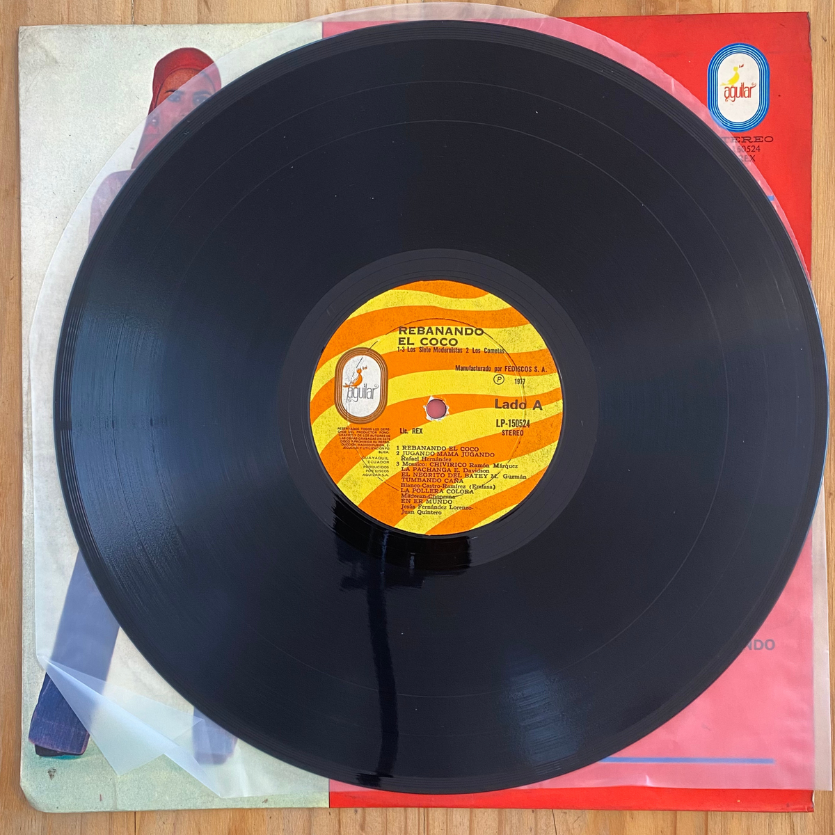 Various<br> Rebanando El Coco 1977 <br> Discos Aguilar – LP-150524