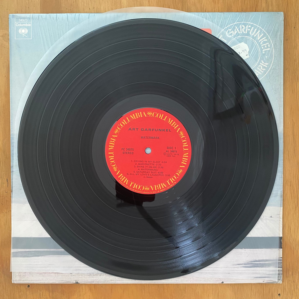 Art Garfunkel<br>Watermark 1978 <br>Columbia – PC 34975