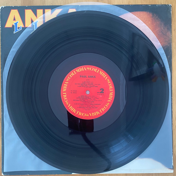 Paul Anka<br> Live 1984 <br> Columbia – FC 39323