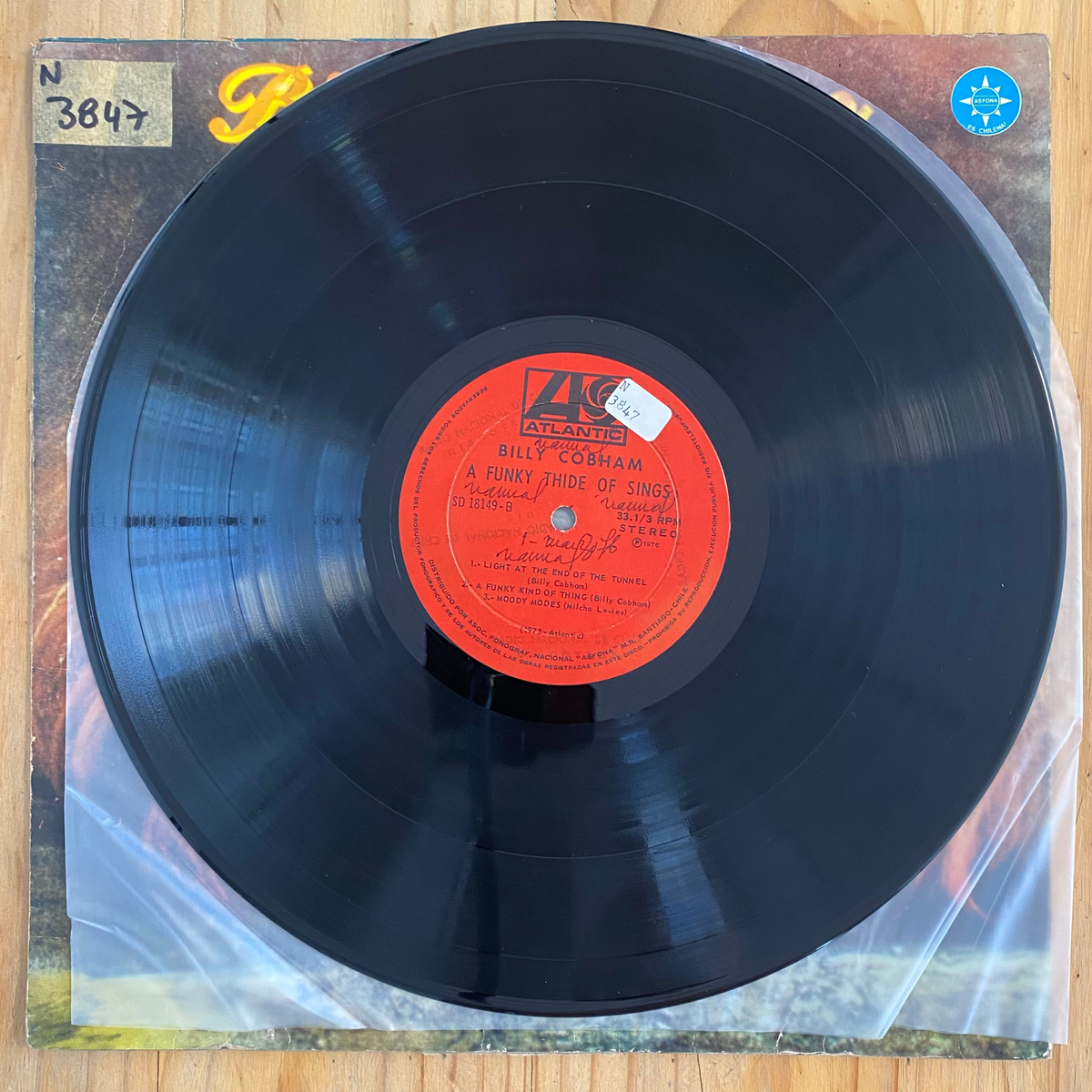 Billy Cobham<br>A Funky Thide Of Sings 1975 <br>Atlantic – SD 18149