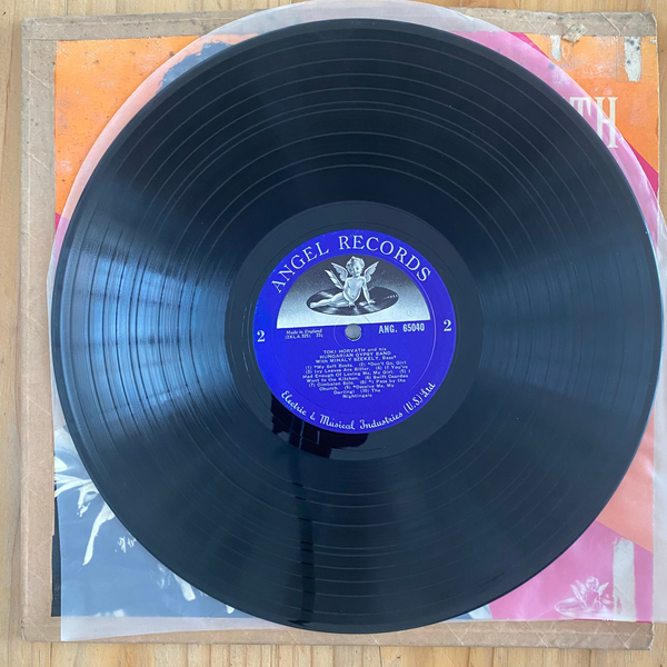 Toki Horvath & His Hungarian Gypsy Band br>Toki Horvath King Of The Gypsies And His Hungarian Gypsy Band<br>Angel Records – 65040