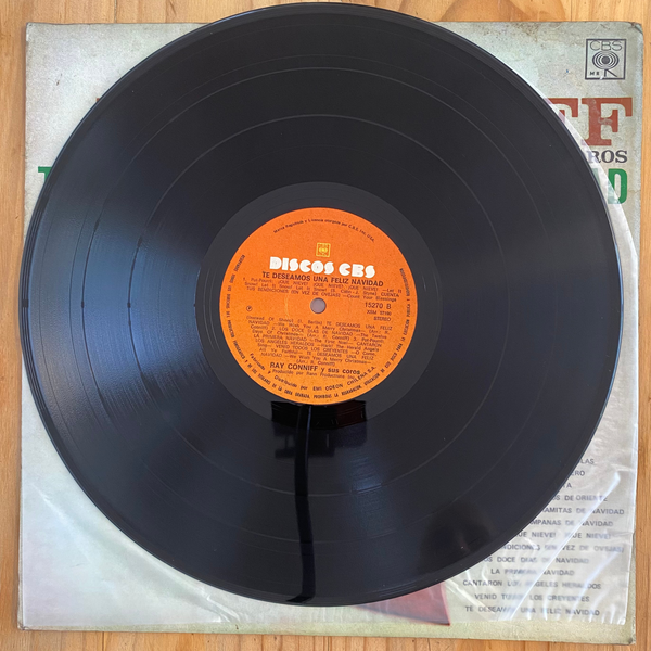 Ray Conniff Y Sus Coros<br> Te Deseamos Una Feliz Navidad 1962 <br> CBS – XSM 57189