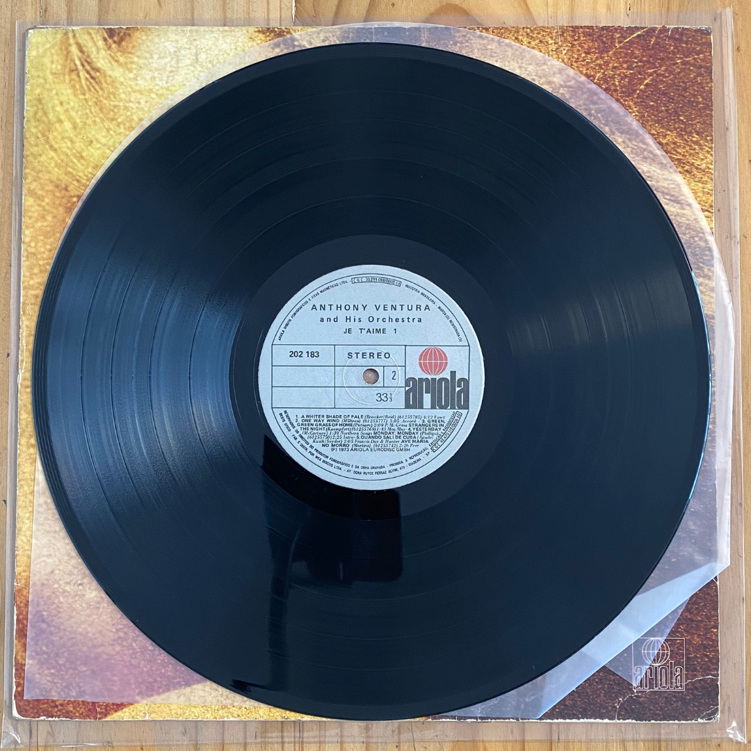 Orchester Anthony Ventura<br> Je T'aime 1<br> Ariola – 202183