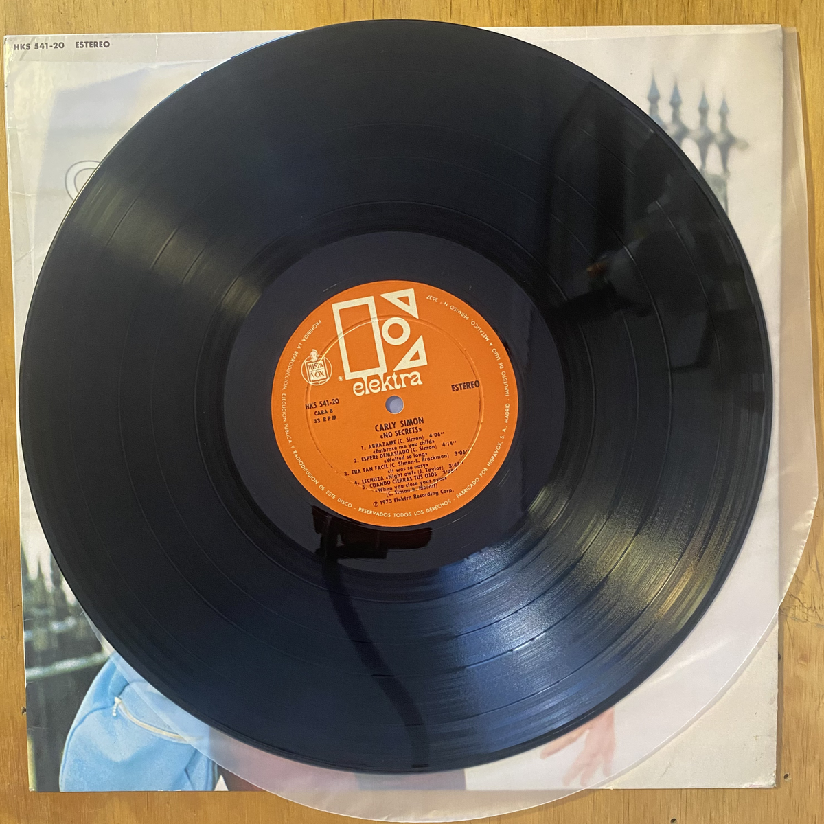 Carly Simon<br> No Secrets 1973<br> Elektra – HKS 541-20