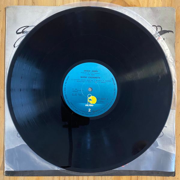 Grace Jones<br>Warm Leatherette 1980 <br>Island Records / Quatro – ILP 20.007