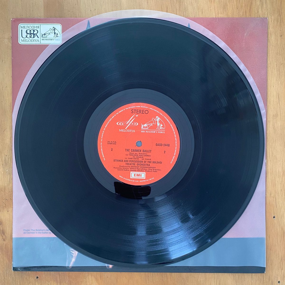 Bizet<br>The Carmen Ballet<br>Melodiya / His Master’s Voice – OASD 2448