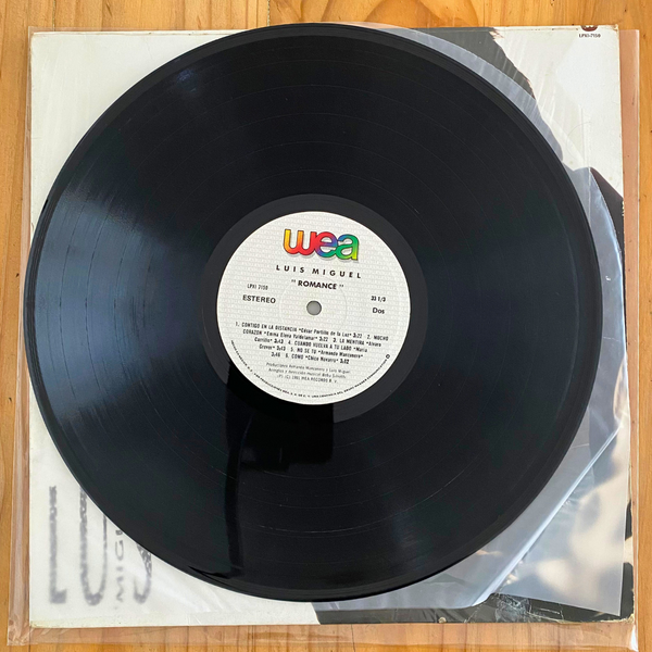 Luis Miguel<br> Romance 1991<br> Warner Music Mexico – LPXI-7150