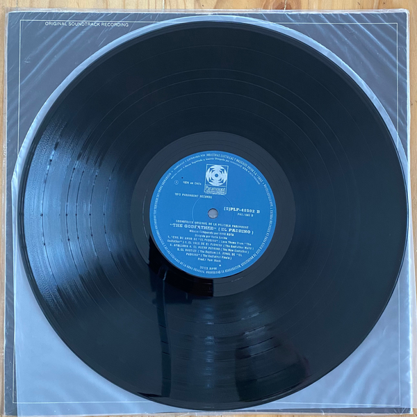 Nino Rota<br> The Godfather = El Padrino 1974<br> Paramount Records – (S) PLP-48502