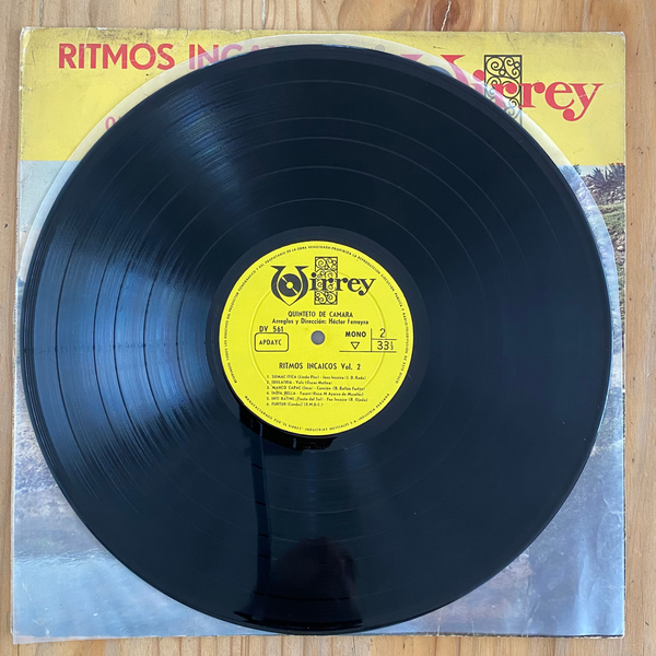 Héctor Ferreyra<br> Ritmos Incaicos Vol. 2<br> Virrey – DV 561