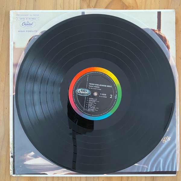 Franck Pourcel And His French Strings<br>French Wine-Drinking Music 1959<br>Capitol Records – T-10229
