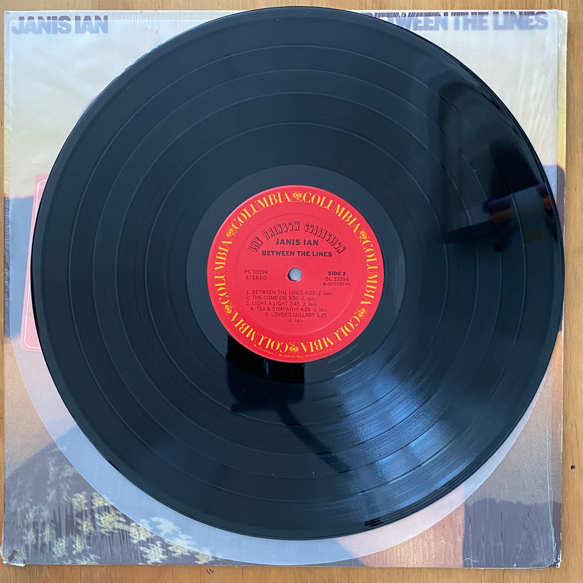 Janis Ian<br>Between The Lines 1975 <br>Columbia – PC 33394