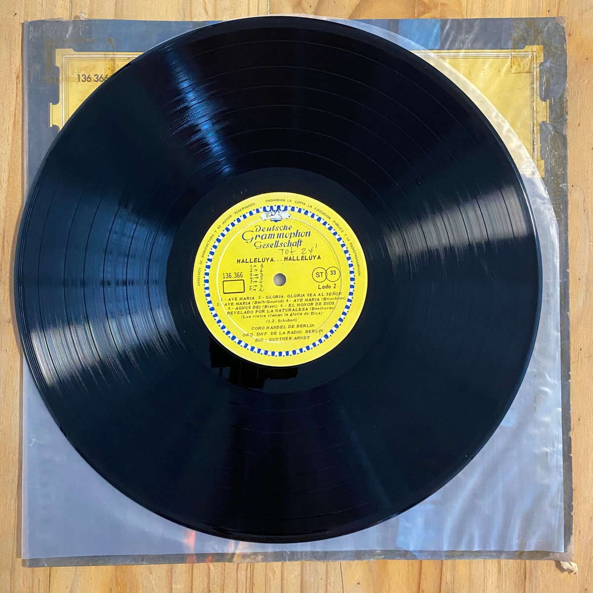 Berliner Händel-Chor, Radio-Symphonie-Orchester Berlin, Günther Arndt<br>Halleluja... Halleluja (Berühmte Chöre)<br>Deutsche Grammophon Gesellschaft 136.366