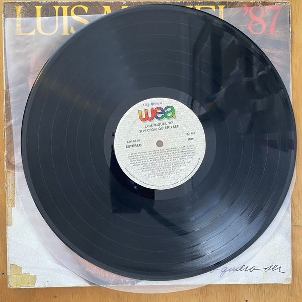 Luis Miguel<br> Soy Como Quiero Ser<br> WEA – LWI-6610