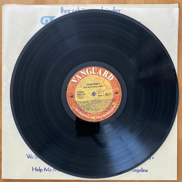 Joan Baez<br>Ihre Schönsten Lieder 1981 <br>Vanguard – 0062.185