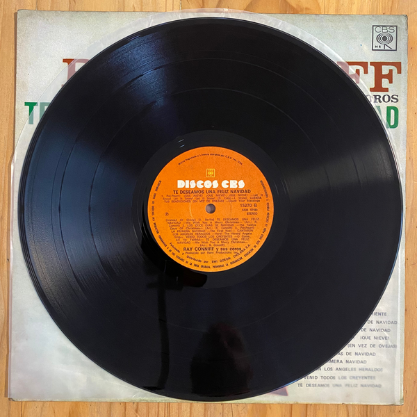 Ray Conniff Y Sus Coros<br> Te Deseamos Una Feliz Navidad 1962 <br> CBS – XSM 57189