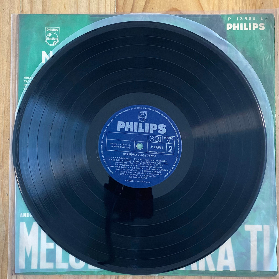 Andre Y Su Conjunto<br> Melodías Para Ti N° 3<br> Philips – P 13903 L