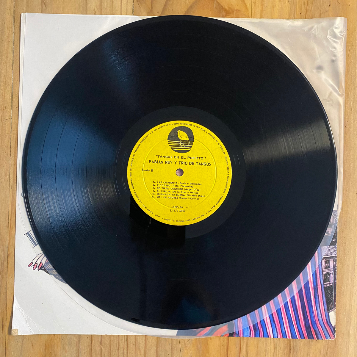 Fabian Rey y Trio de Tangos<br>Tangos En El Puerto 1972<br>Dicap – DCP-35