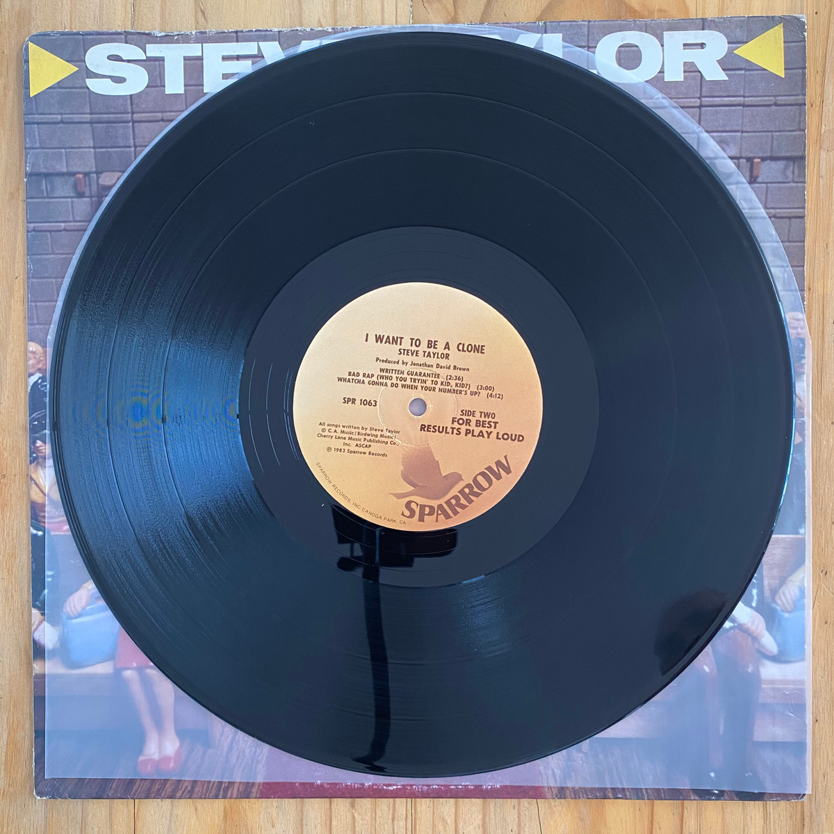 Steve Taylor <br> I Want To Be A Clone 1983 <br> Sparrow Records – SPR 1063